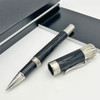 Luxury Design Great Writer Edition Mark Twain MB Rollerball Ballpoint Pen Black Blue Wine Red Ice Crack With Serial Number
