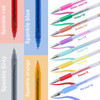 ZSCM 160 Colors Pens Include 156 Glitter Pens 4 Metallic Sparkle Pen Canvas Bag For Adults Coloring Books Scrapbook