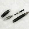 Luxury MB Black Carbon Fiber Fountain Rollerball Ballpoint Pen