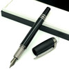 MB Rollerball Ballpoint Pen Star Frosted Matte Black with Serial Number