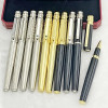 CT Classic Matte Metal Barrel Roller Ball Ballpoint Pen With Serial Number Writing Smooth Luxury Stationery