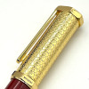 Luxury Ballpoint Pen Octagon Blue Green Decorative Pattern With Serial Number Writing Smooth Stationery