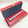 YAMALANG CT Luxury Classic Blue Circle Pattern Covered Lacquer Barrel Ballpoint Pen Silver Trim Writing Smooth Stationery