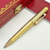 Blue Texture Quality Metal Rollerball Ballpoint Pen With Serial Number Writing Smooth Luxury Stationery