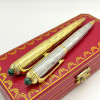Luxury Ballpoint Pen Stainless Steel Ragging Writing Smooth Office Stationery With Gem