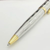 Luxury Ballpoint Pen Stainless Steel Ragging Writing Smooth Office Stationery With Gem