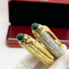 Luxury Classic Green/Blue Lacquer Barrel Ballpoint Pen Quality Silver/Golden Clip Writing Smooth Office School Stationery
