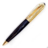 Luxury Classic Green/Blue Lacquer Barrel Ballpoint Pen Quality Silver/Golden Clip Writing Smooth Office School Stationery
