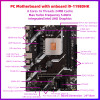 ERYING DIY Gaming PC Motherboard with Onboard CPU Interpose kit i9 11980HK i9-11980HK(NO ES)2.6GHz 8C16T DDR4 Desktop Computer