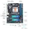 ERYING DIY Gaming PC Motherboard with Onboard CPU Core Interposer Kit i9 12900H i9-12900H 14C20T DDR4 Computer Assembly Set