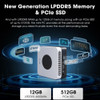 CHUWI LarkBox X Mini PC Intel N100 Game PC UHD Graphics for 12th Gen Intel Processors 12GB RAM 512GB SSD WiFi 6 Desktop Computer
