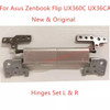 Free shipping UX360 UX360C new Hinge set replacement for asus Flip UX360 UX360C UX360CA hinges laptop