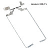 New Original Laptop LCD Hinges Set for lenovo Ideapad 320-15IKB Isk Ast Abr 520 -15 330-15 320C Screen Hinge 2PCS Silver