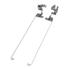 Laptop LCD Hinges Kit for Acer ES1-432 ES1-432G Laptop Bracket Notebook Left and Right LCD Screen Hinges
