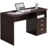 Techni Mobili Classic Computer Desk with Multiple Drawers, 29.5" X 23.6" X 51.2", Wenge