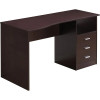 Techni Mobili Classic Computer Desk with Multiple Drawers, 29.5" X 23.6" X 51.2", Wenge
