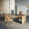 Leather Executive Office Chair with Arms and Wheels, High Back Ergonomic Computer Desk Chair Height Swivel Office chair