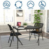 COSCO XL 38.5" Fold-in-Half Card Table w/ Handle, Black, Indoor & Outdoor, Portable, Wheelchair Accessible, Camping, Tailgating, COSCO XL 38.5" Fold-in-Half Card Table w/ Handle, Black, Indoor & Outdoor, Portable, Wheelchair Accessible, Camping, Tailgating,