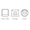 Replacement KR Keycap Key Cap &Scissor Clip&Hinge For Logitech Craft MX YR0073 Keys Keyboard KEY & Clips South Korea
