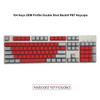 104 Key OEM Backlit Keycaps Set PBT Keycaps Double Shot Black Red Key Caps for Mx Cherry Gateron Switch Mechanical Keyboard Kit