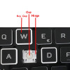 Replacement Keycap Key Cap Rubber pad Scissor Clip &Hinge CUP For Samsung Galaxy Tab S7 S7+ S7FE Laptop Keyboard