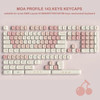 142 Keys Bow PBT Keycaps MOA Profile PBT Dye Sublimation DIY Key caps for 61/87/104 Cherry MX Switch Gaming Mechanical Keyboard