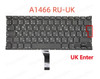 New Replacement Keyboard For Macbook Air 13" A1369 A1466 Keyboard 2011 2012 2013 2014 2015 2017 Years