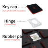 Original Replacement Keycap Key Cap Scissor Clip Hinge Air cushion Rubber pad Button For Notebook Laptop Keyboard Accessories