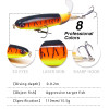 Fishing Lure Whopper Popper 1PCS 13.5g 10cm Propeller Floating Artificial Bait Hard Plopper Rotating Tail Fishing Tackle