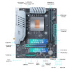 ERYING M-ATX DIY Motherboard with Onboard CPU Interpose Kit Core i5 13500H i5-13500H DDR4 Gaming PC Desktop Computers Components