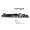 ERYING DIY Gaming PC Desktop Motherboard with Onboard Interposer Core Kit i5 12450H i5-12450H 8C12T DDR4 Computer Assembly Set