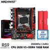 MACHINIST RS9 X99 Motherboard With Kit Xeon E5 2650 V3 CPU 2x8GB=16GB DDR4 2666Mhz RAM Memory LGA 2011-3 Combo ATX NVME M.2