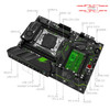 MACHINIST MR9A PRO ATX X99 Motherboard Support LGA 2011-3 Xeon E5 V3 V4 CPU processor DDR4 RAM Four channel Memory NVME M.2