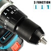 Brushless 21V Ice Fishing Screwdriver Electric Impact Drill 3 in1 Cordless 120 N.m Torque For Makita Lithium Battery Tools Power
