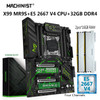 MACHINIST MR9S X99 Motherboard Set Kit Xeon E5 2667 V4 Processor LGA 2011-3 CPU 32G=2*16G DDR4 ECC RAM Memory NVME M.2 SATA