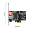 5.1 Internal Sound Card for PC for Windows xp/7/8/10, 3D Stereo Card with CMI8738 Chip32/64 Bit PCI for EXPRESS Dropship