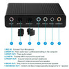 External USB Sound Card 6 Channel 5.1Surround Adapter Audio Card USB 2.0 Optical S/PDIF Sound Card Adapter for PC Laptop Desktop