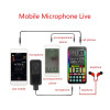 Live Sound Card External Micro USB Headset Microphone Live Broadcast Sound Card for Mobilephone Computer PC .