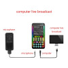 Live Sound Card External Micro USB Headset Microphone Live Broadcast Sound Card for Mobilephone Computer PC .