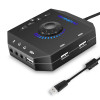 Profession Computer USB Sound Card 7.1 Channel Audio Adapter Converter Audio Interface for PC Laptop External Sound Card