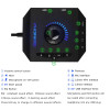 Profession Computer USB Sound Card 7.1 Channel Audio Adapter Converter Audio Interface for PC Laptop External Sound Card