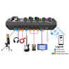 F998 Sound Card Broadcast Cards PC DJ Video Mixing Console Amplifier Streaming Professional Kit Accessories Parts