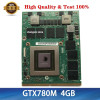 Original GTX780M For Dell M18X R2 R3 R4 M17X R4 R5 GTX 780M GDDR5 4GB N14E-GTX-A2 VGA Display Graphic card