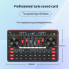 Tenlamp G3 Sound Card E300 Wired Microphone Sound Mixer USB Webcast Sound Card USB Audio Interface For Phone Computer PC and PS4