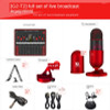 G2 Live Sound Card T2 Microphone Live Sound Card Mixer Sound Effect Bluetooth Audio Webcast Sound Mixer USB For Phone Computer