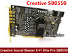 Original disassemble for Creative Sound Blaster X-Fi Elite Pro SB0550 7.1 sound card working good