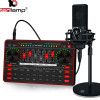 G3 Live Sound Card Q8 Microphone Set USB Audio Interface & Mic Sound Mixer for Live Streaming Sound Board For Phone Computer PC