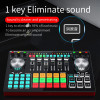 Sound Mixer USB Microphone Sound Effect Bluetooth Audio Mixer Webcast Live Sound Card Interface External for Home Studio Stage