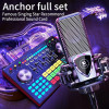 Sound Mixer USB Microphone Sound Effect Bluetooth Audio Mixer Webcast Live Sound Card Interface External for Home Studio Stage
