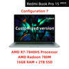 【EU Stock】Xiaomi Redmi Book Pro 15 2023 Laptop AMD Ryzen R7-7840HS Mi Notebook 16G RAM 512G 1TB SSD 15.6" 3.2K 120Hz Screen PC